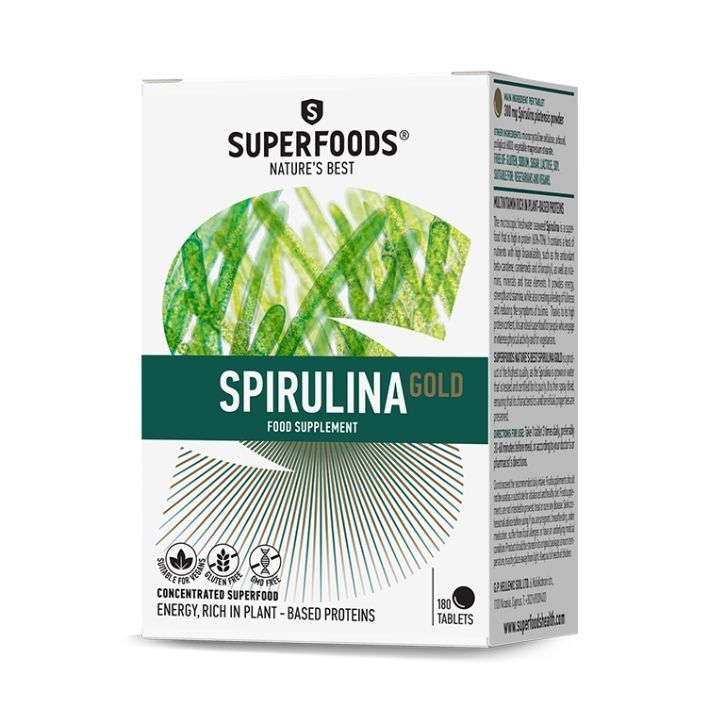 Superfoods Spirulina Gold 180 Tablets